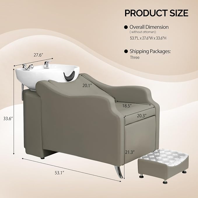 Gray With White Sink