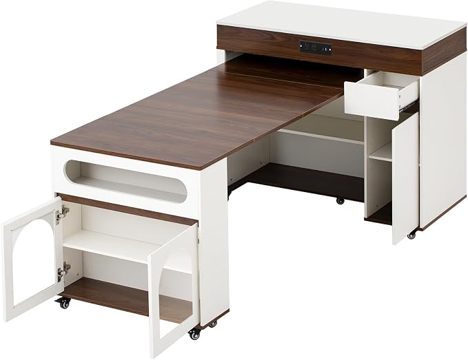 Walnut + Creamy White
