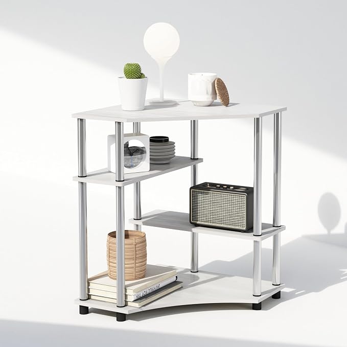 White Oak/Stainless Steel