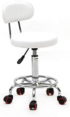 White Stool With Back
