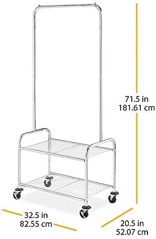 Chrome - Laundry Butler with Shelf