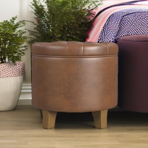 Brown Faux Leather
