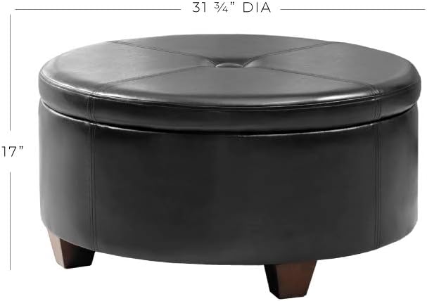 Black Faux Leather