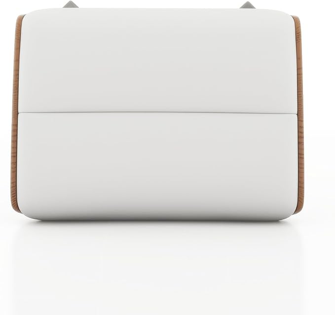 Porcelain White Leather