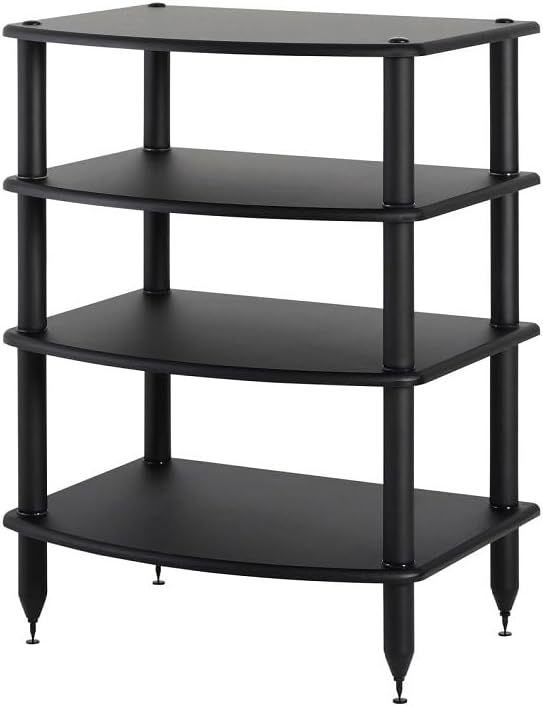 4 Shelf Black