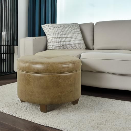 Distressed Brown Faux Leather