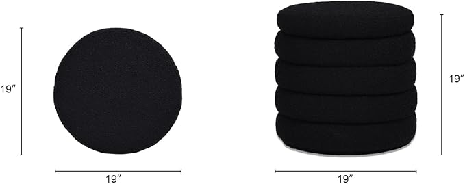 Ebony Black Boucle