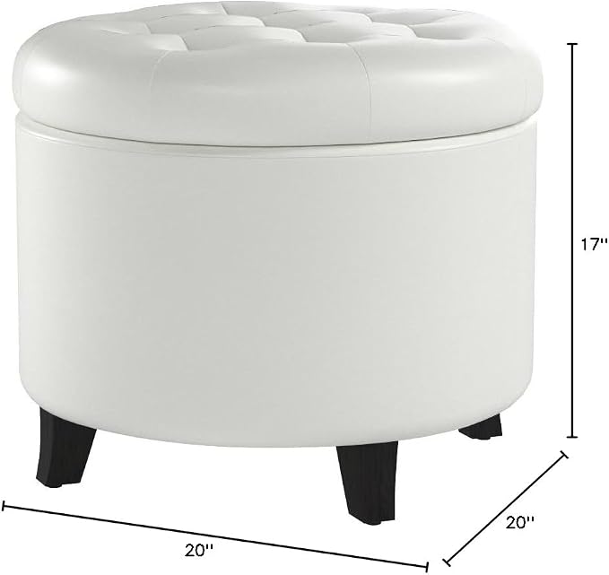Ivory Faux Leather