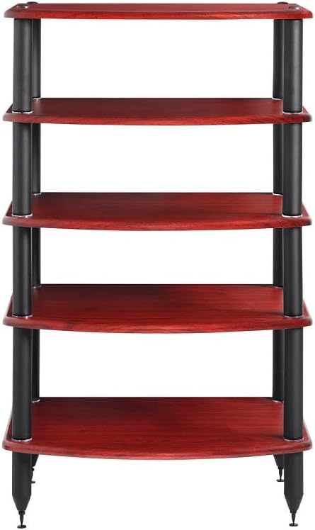5 Shelf Rosenut Red