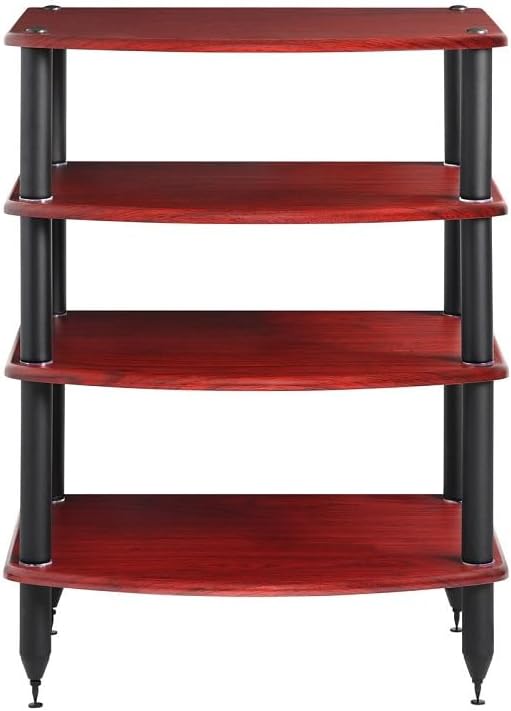 4 Shelf Rosenut Red