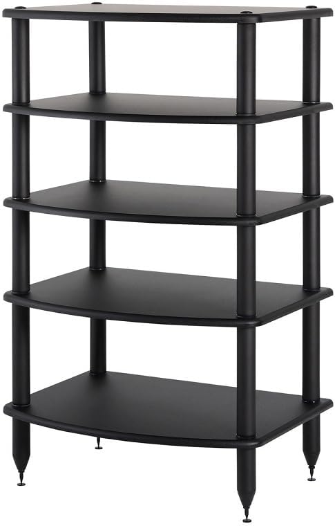 5 Shelf Black
