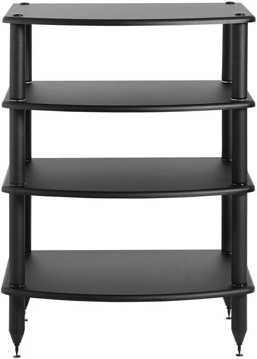 4 Shelf Black