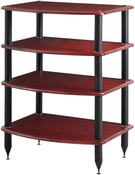 4 Shelf Rosenut Red