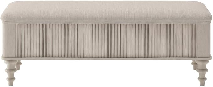 Beige + Rubber Wood + Linen