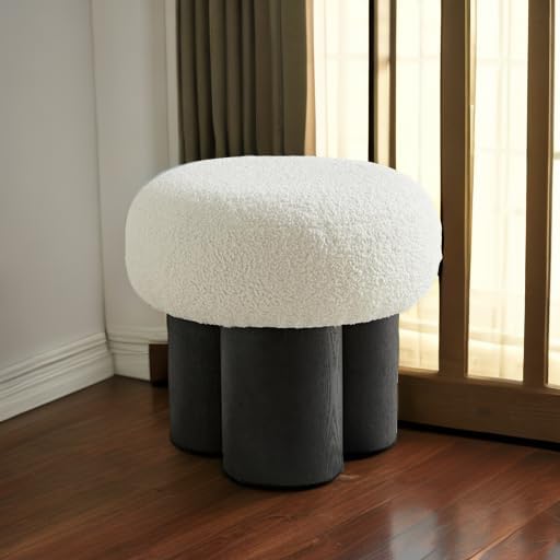 Mushroom-white & Black