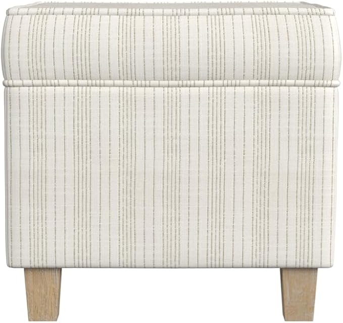 Marigold Pinstripe Cream Fabric