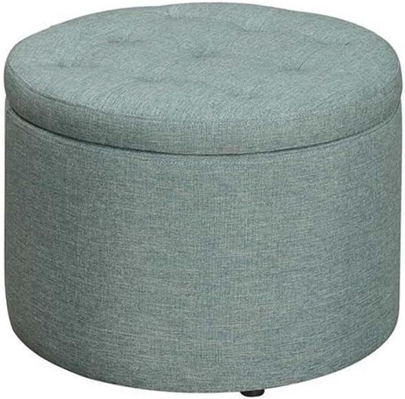 Green Faux Linen