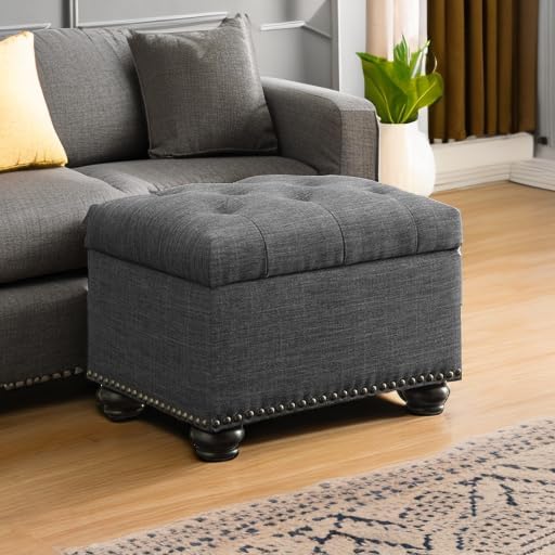 Dark Charcoal Gray Fabric