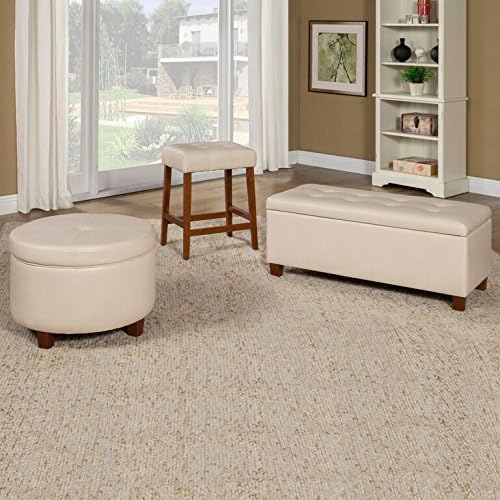Cream Faux Leather