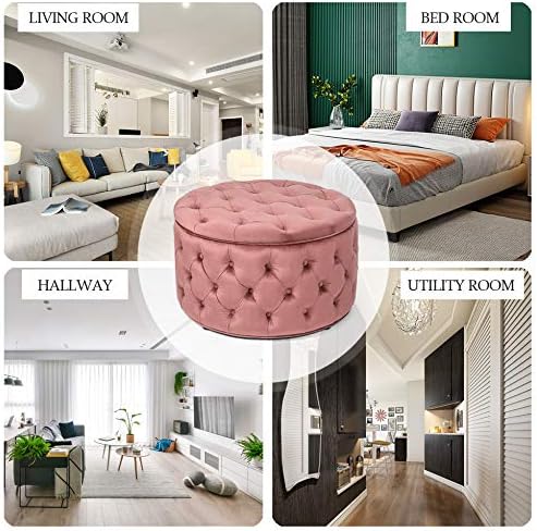 Pink Round Storage