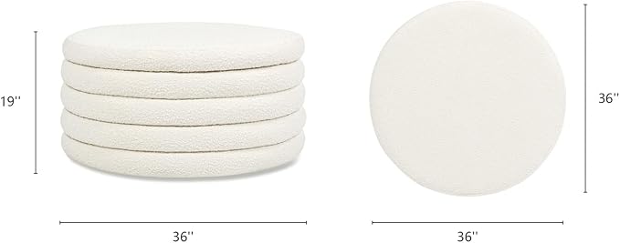 Ivory Off White Boucle