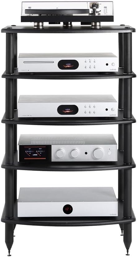 5 Shelf Black