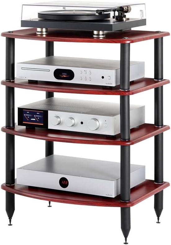 4 Shelf Rosenut Red