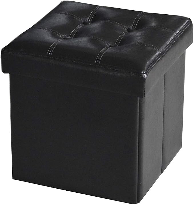 Black Ottoman Cube B