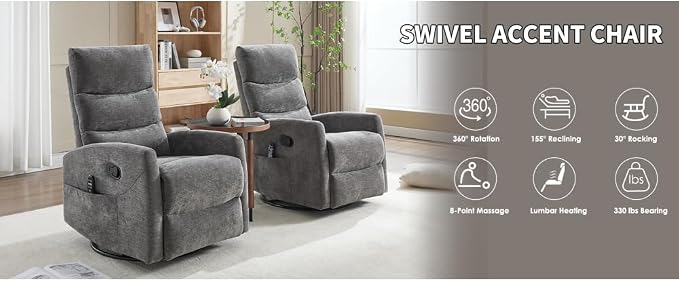Grey + Metal & Wood + Fiber Foam and Polyester Fiber Pad-2