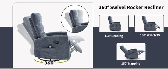 Blue + Metal & Wood + Fiber Foam and Polyester Fiber Pad