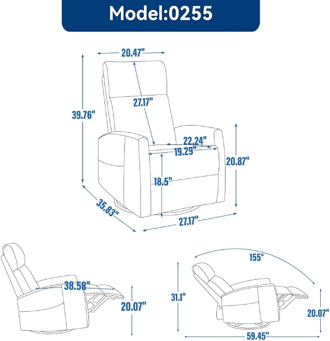 Beige + Metal & Wood + Fiber Foam and Polyester Fiber Pad
