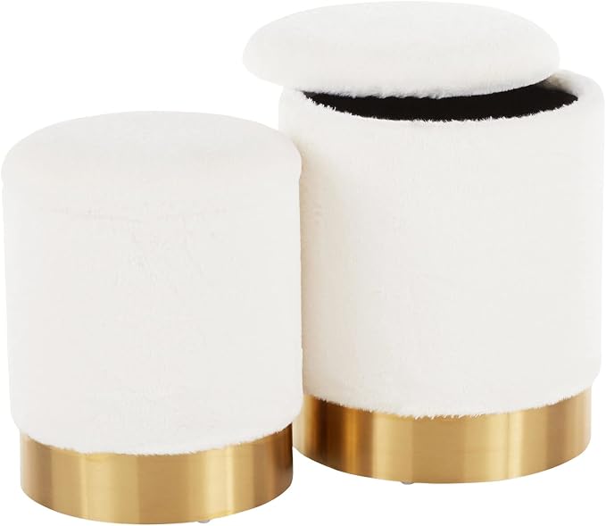 Cream Plush Fabric