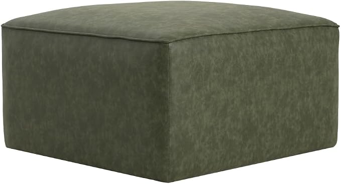 Green + Faux Leather + Foam + Plywood