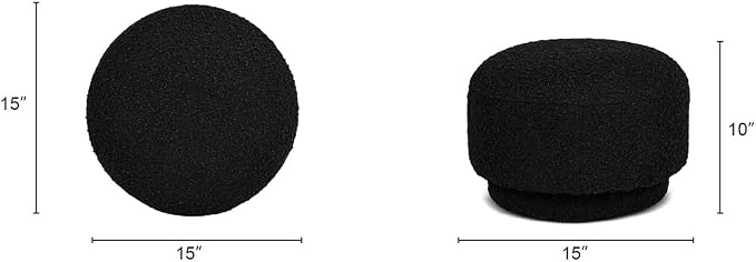 Ebony Black Boucle