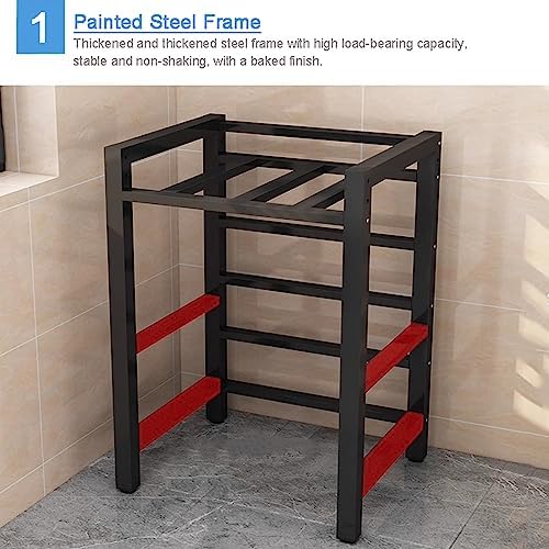 Black Shelf+wood Panel