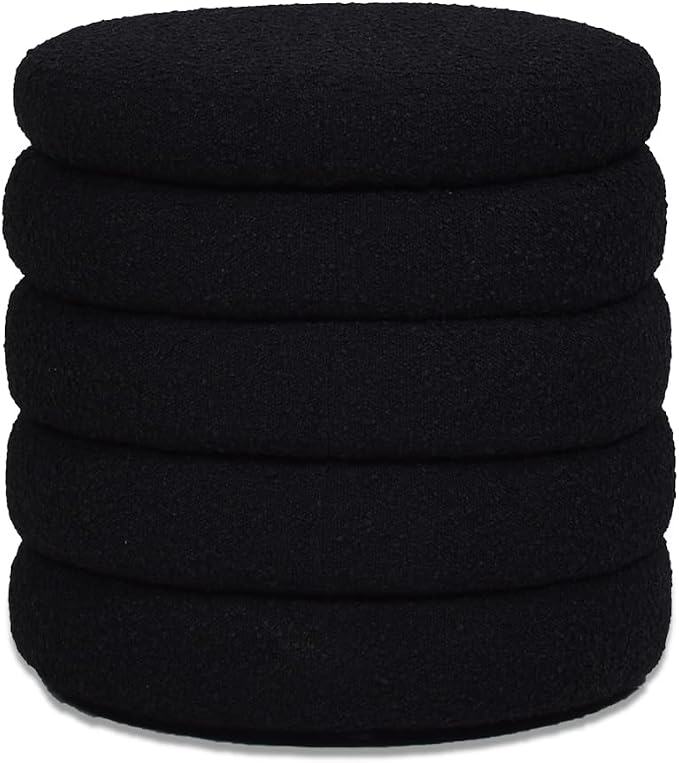 Ebony Black Boucle