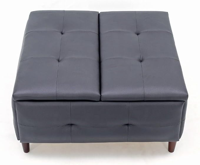 Black Leather-like Fabric