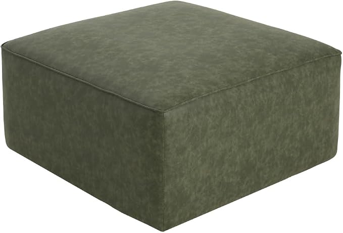Green + Faux Leather + Foam + Plywood