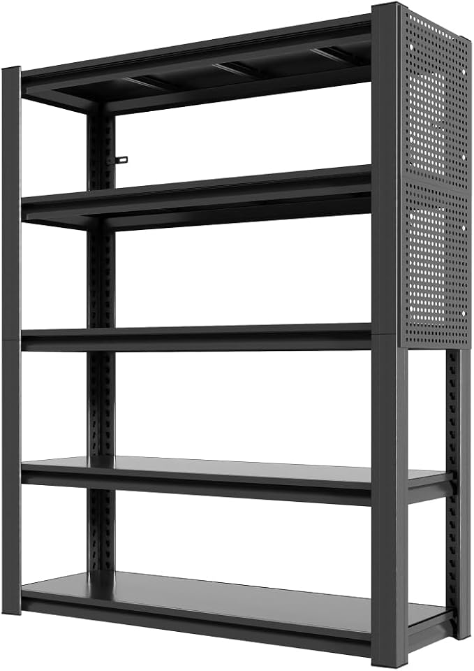 78h*47w*18d+ 5 Tier + Pegboard