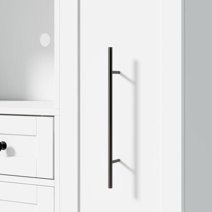 White + Mdf + Farmhouse