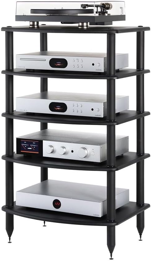 5 Shelf Black