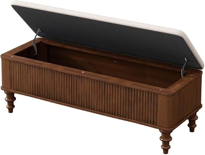 Walnut + Rubber Wood + Linen