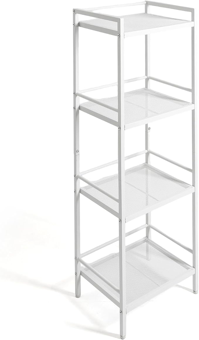 4 Tier White