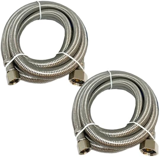 Silver - UPC Hot/Cold Water Hose