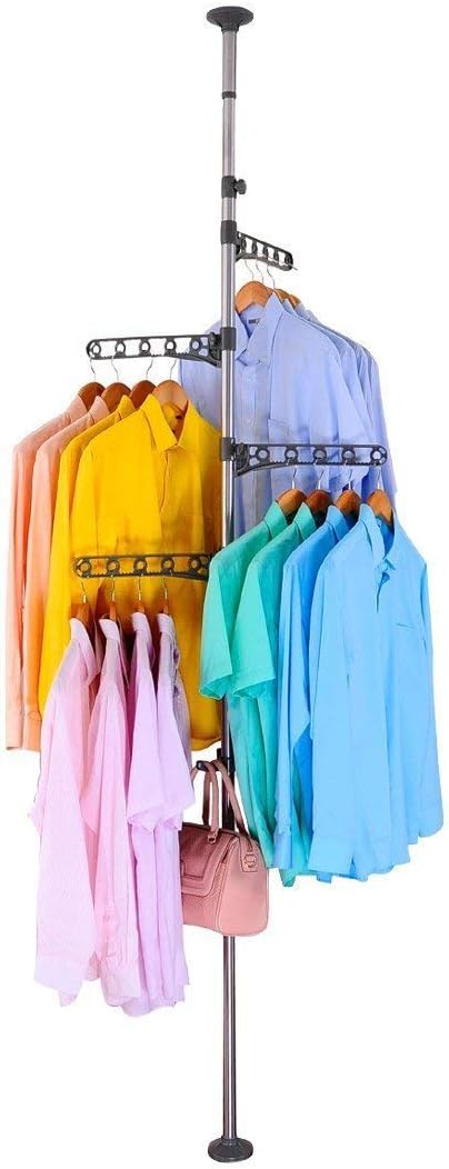 Grey with 4 Hangers & 1 Hook