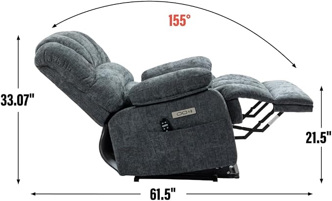 Blue-gray + Chenille + Fiber Foam and Polyester Fiber Pad