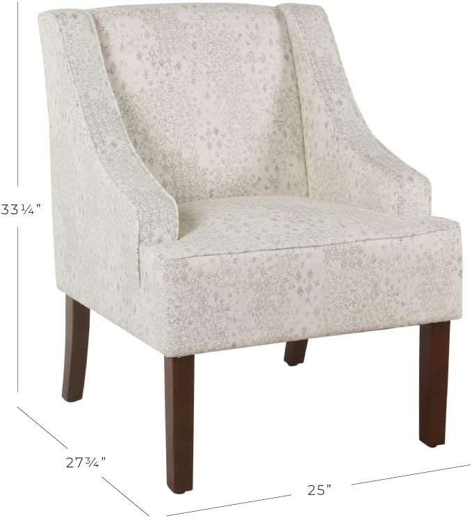 Cream and Gray Vintage Stencil