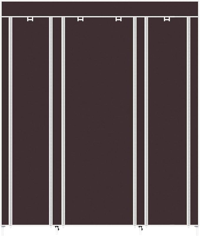 150x45x175cm, Dark Brown-h