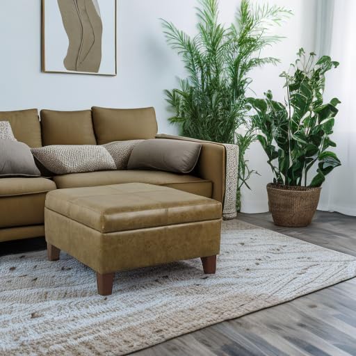 Distressed Brown Faux Leather