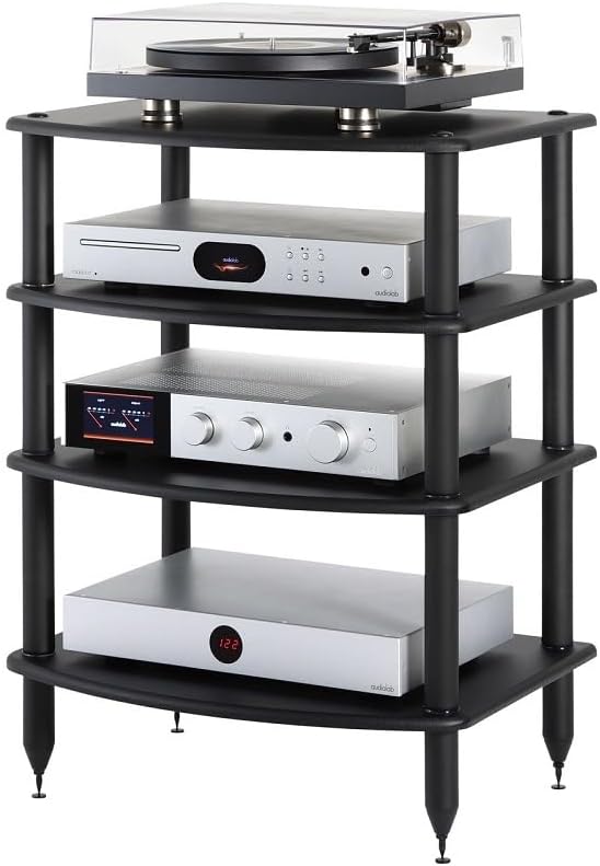 4 Shelf Black